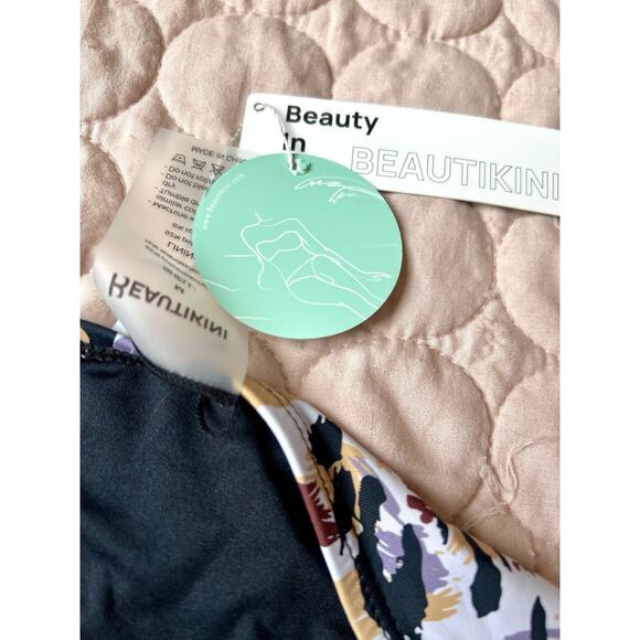 Beautikini Size Large Bikini Bottom Animal Print Beach Summer Vacation Pool NWT - Picture 4 of 6